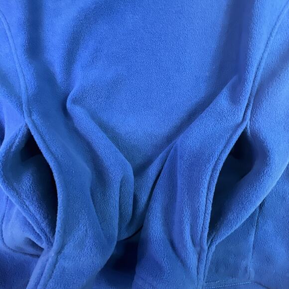 North End Long Sleeve Quarter Zip Pullover Bunny Hug Sweatshirt Pockets Blue - Picture 6 of 13